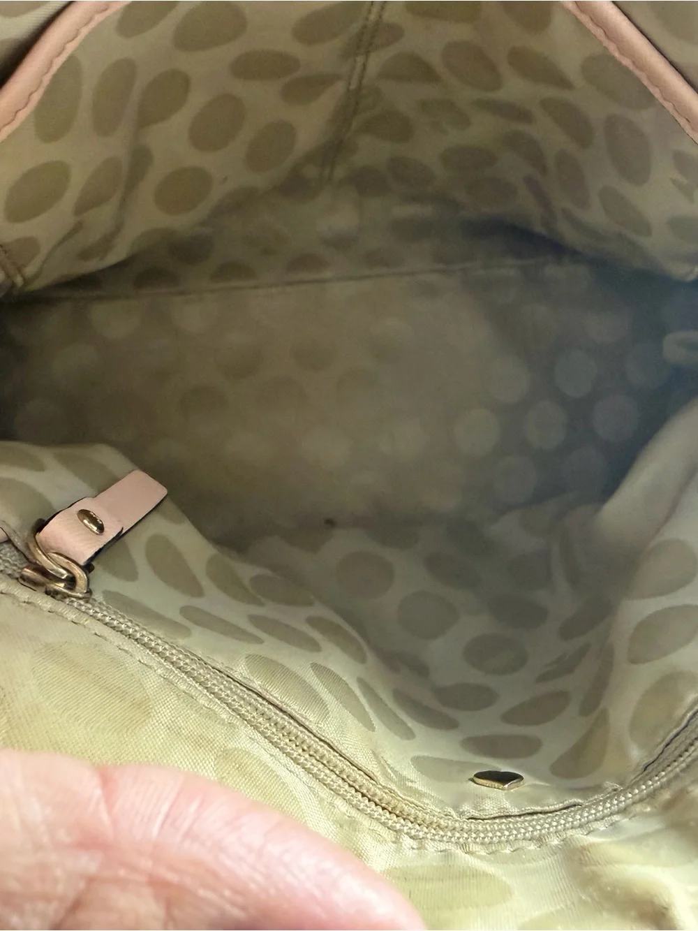 Kate Spade Cedar Street Maise Satchel  Color Block Black & Taupe- No Purse Strap